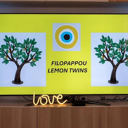 Filopappou Lemons Twins Luxurious Near To Acropolis *